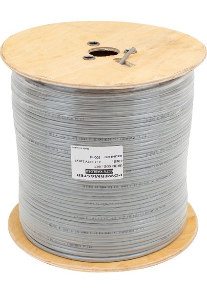 Kamera Kablosu Cctv Cca 2+1 x 0.22 500 Metre fiyatları