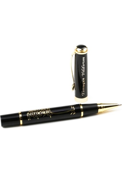 Özel Ahşap Kutulu Roller Kalem Besmele Kabartma fırsatları