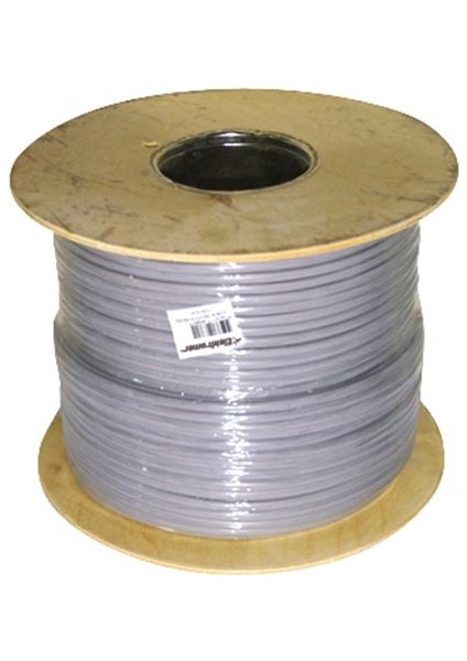 Bakır (Cu) 2+1 x 0.22 mm Tahta Makaralı Cctv Kamera Kablosu (250 Metre)