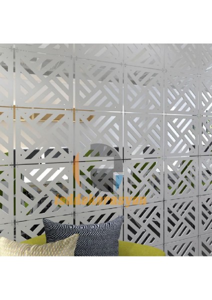 Ahşap Oda Bölücü/seperatör/ Duvar Panelleri 40X40 cm