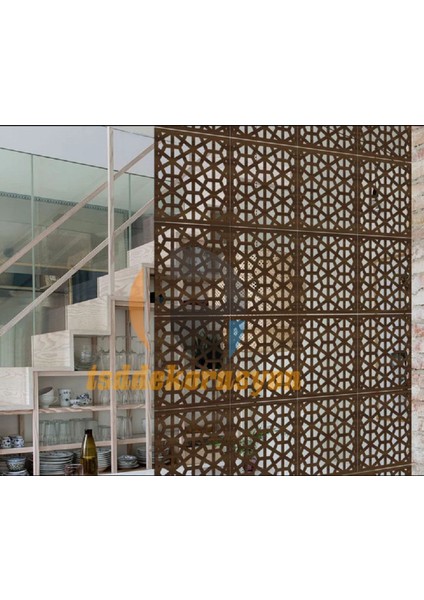 Ahşap Oda Bölücü/seperatör/ Duvar Panelleri 40X40 cm modelleri