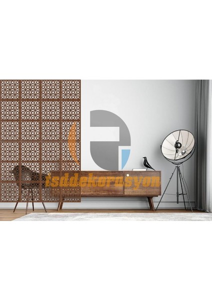 Ahşap Oda Bölücü/seperatör/ Duvar Panelleri 40X40 cm