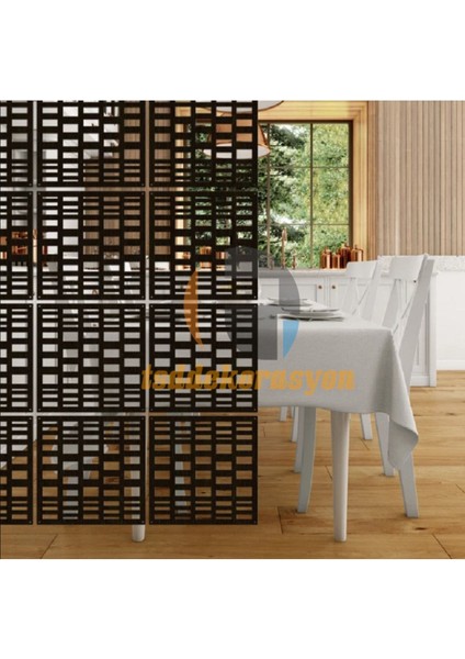 Ahşap Oda Bölücü/seperatör/duvar Paneli Kareler