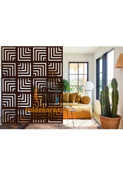 Ahşap Oda Bölücü/seperatör/ Duvar Panelleri 40X40 cm