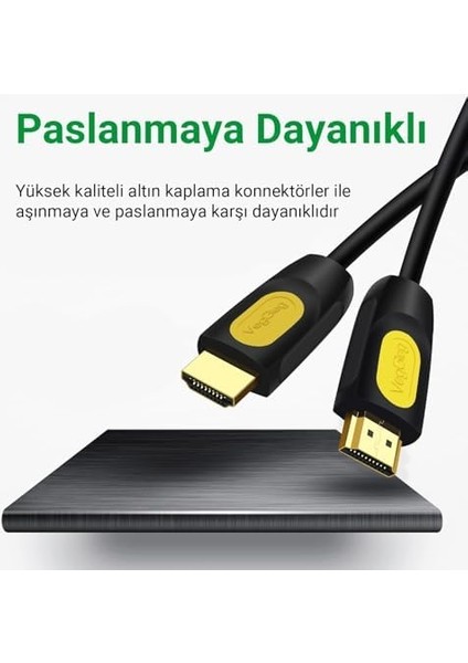 4k 60hz 18gbps Hdr Arc Hdcp Destekli Hdmı 2.0 Kablo 5 Metre