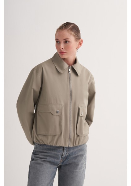 Geniş Cepli Bomber Ceket
