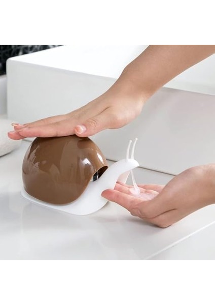 Sevimli Salyangoz Şeklinde Sıvı Sabunluk, Plastik, Çok Renkli, 11 cm Yükseklik, 16 cm Uzunluk modelleri