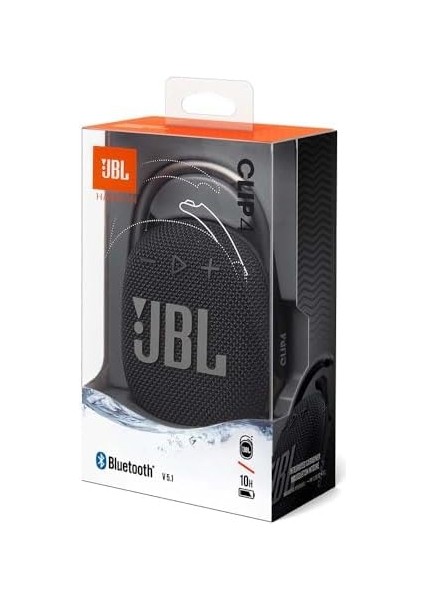 Clip4, Bluetooth Hoparlör, IP67, Siyah