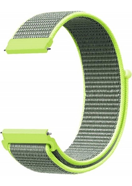Haylou Solar Pro / Haylou Watch 2 Pro Uyumlu Hasır Dokuma Kumaş Kordon 22MM