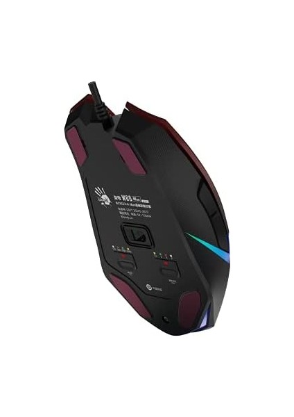 W60 Max 10.000 Cpı 10 Tuş Optik Rgb Uc3&4 Aktif Kablolu Kırmızı Gaming (Oyuncu) Mouse fiyatları