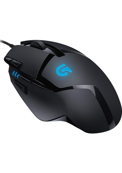 G G402 Hyperion Fury Kablolu Oyuncu Mouse, 4.000 Dpı, Ultra Hızlı 500 IPS Izleme Hızı, 8 Programlanabilir Tuş, 1 Ms Bildirim Hızı, Siyah