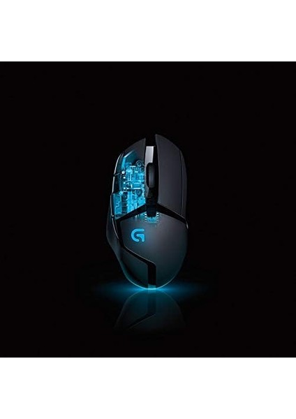 G G402 Hyperion Fury Kablolu Oyuncu Mouse, 4.000 Dpı, Ultra Hızlı 500 IPS Izleme Hızı, 8 Programlanabilir Tuş, 1 Ms Bildirim Hızı, Siyah