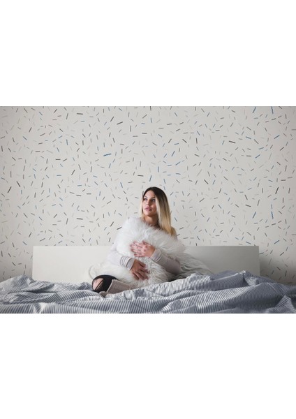 - Iskandinav Tarzı Minimalist Modern Duvar KAĞIDI-5530