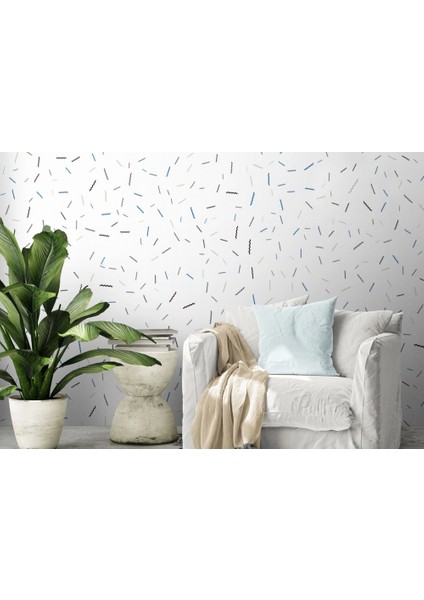 - Iskandinav Tarzı Minimalist Modern Duvar KAĞIDI-5530