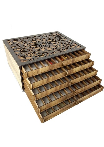 Edessa Çekmeceli Tesbih Kutusu 5 Katlı Tespih Kutusu indirimleri