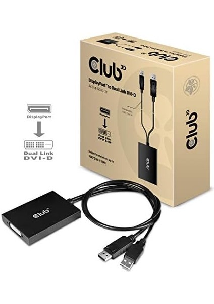3d Cac-1010-A Aktif Adaptör Displayport Dvı-D Hdcp Off (Sinema Ekranları Için)