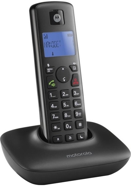 Motorola T401+ Kablosuz Dect Telsiz Sabit Hat Telefon Siyah