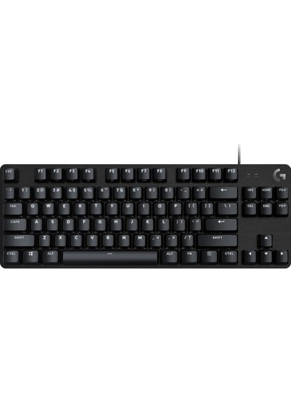 G G413 Se Tkl Kablolu Oyuncu Klavyesi, Dokunsal Mekanik Anahtarlar, Arkadan Aydınlatmalı, Windows, Macos ile Uyumlu, Siyah