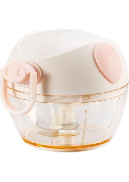 Açık Pembe Küçük Pratik Doğrayıcı 180ML Elvin Home Concept