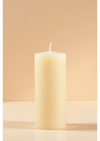 Silindir Mum Kütük Mum Blok Mum Kokulu Mum 10 x 25 cm Kahve Kokulu El Işçiliği Hand Made indirimleri