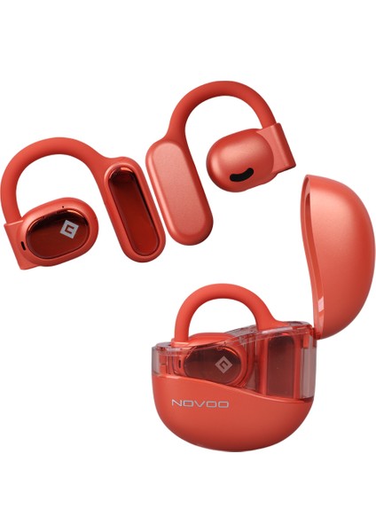 Novoo LW-T001 Ip x 4 Bluetooth 5.3 Kablosuz Kulaklık