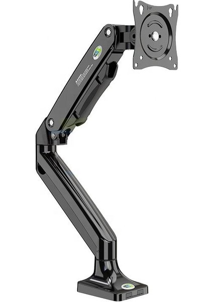 KLC-DS110 17"-35" Amortisörlü Monitör Masa Tutucu Kol Stand Max 10KG