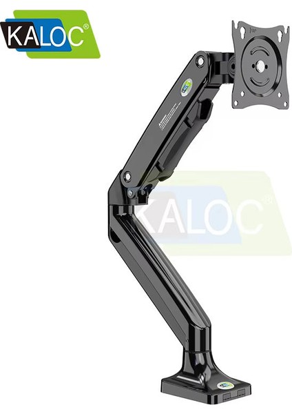 KLC-DS110 17"-35" Amortisörlü Monitör Masa Tutucu Kol Stand Max 10KG