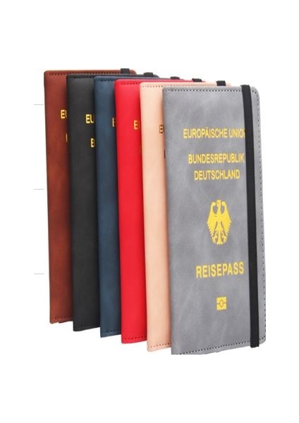 -26343 Almanya Kapaklı Suni Deri Pasaport Kılıfı Cüzdanı (Rfıd Engelleyici)