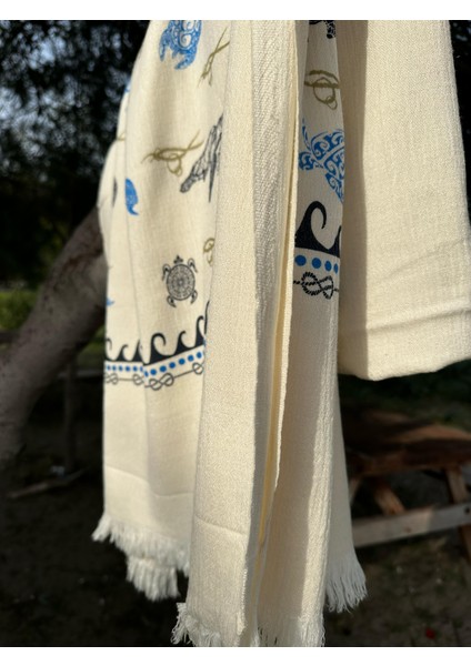 Kaplumbağa Baskılı Müslin Peştemal 100X200 fiyatları