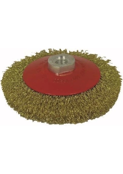 Partner 03033 M14 Vidalı Sarı Telli Fırça 125 mm