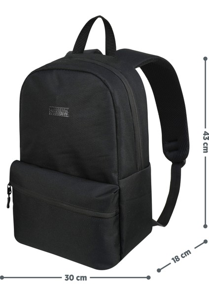 Günlük ve Okul Kullanımına Uygun Siyah Ergonomik Sırt Çantası fırsatları