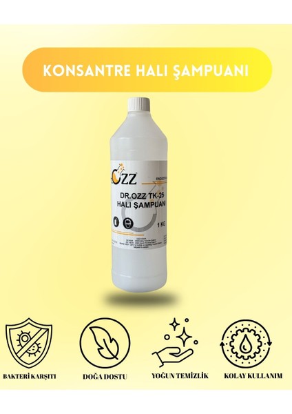 Tk-25 Halı Şampuanı Halı Yıkama Sabunu Şampuanı 1kg fiyatları