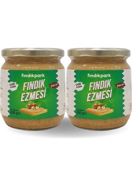 Fındıkpark Taze Şekersiz Fındık Ezmesi %100 Fındık - 700 Gram