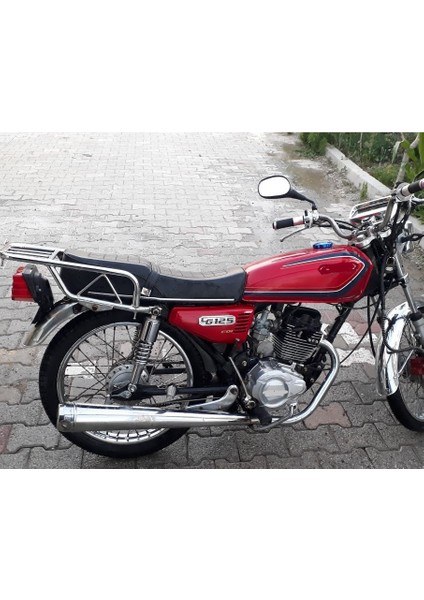 Motorsiklet Cg 125 Kırmızı Depo Klasik Cg Modellere Uygun Se