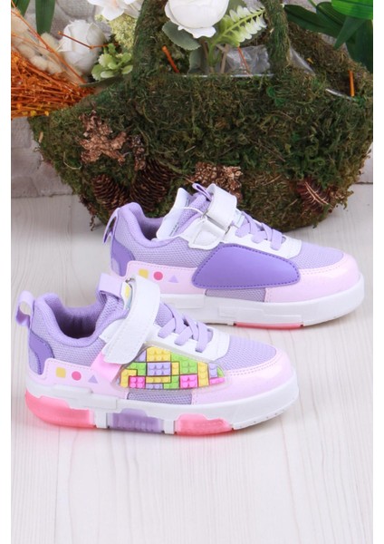 Cool Legos Rahat Hafif Sneaker Işıklı Kız Çocuk Ayakkabı fiyatları