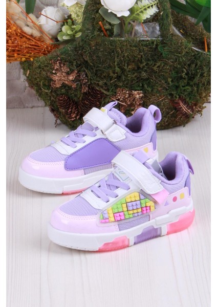 Cool Legos Rahat Hafif Sneaker Işıklı Kız Çocuk Ayakkabı modelleri