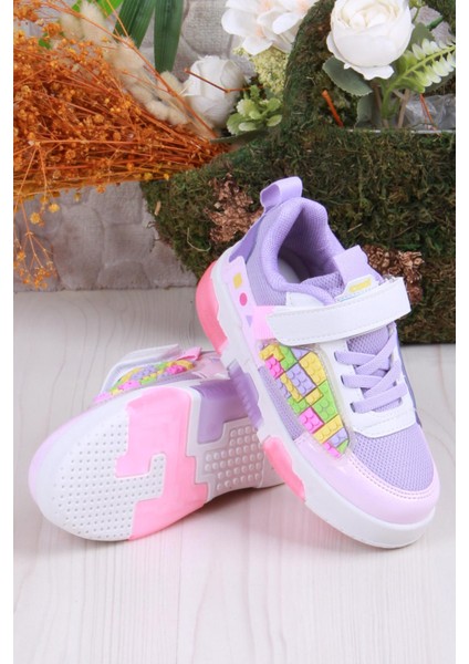 Cool Legos Rahat Hafif Sneaker Işıklı Kız Çocuk Ayakkabı fırsatları