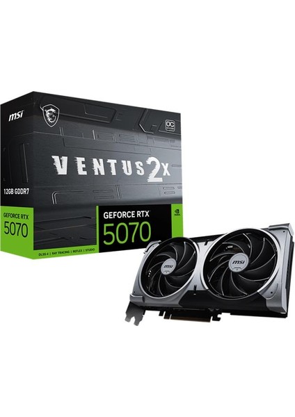 Msı Geforce RTX5070 12G Ventus 2x Oc 12GB Gddr7 192BIT 1xhdmı 3xdp Ekran Kartı