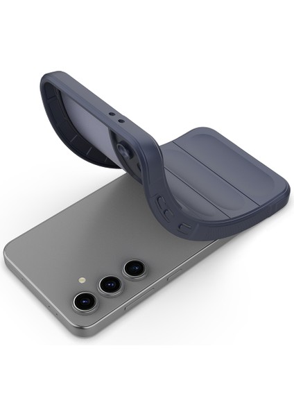 Samsung Galaxy S24 FE Kılıf Esnek TPU Oyuklu Arka Yüzey Tasarımlı Zore Etnik Silikon Kapak + Cam Ekran Koruyucu modelleri