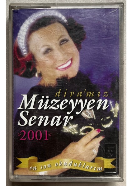 Diva'mız Müzeyyen Senar 2001 En Son Okuduklarım Kaset (Orjinal Dönem Baskı)