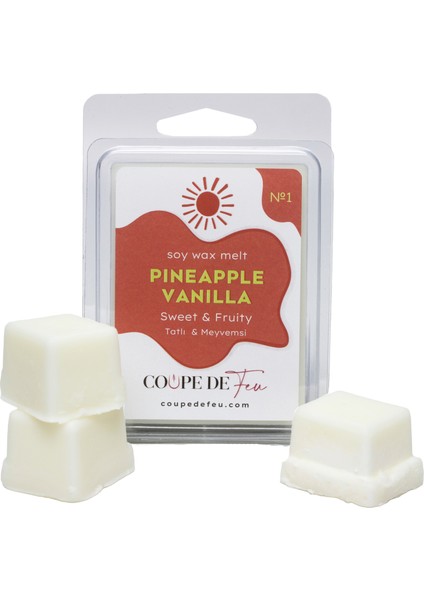 No.1 Pineapple Vanilla Koku Barı 72 gr - Koku Tableti - Wax Melt