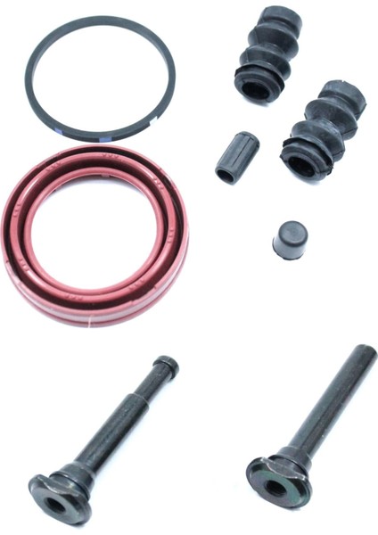 Peugeot 1007-2008-206-207-208-301-306-307-BIPPER-PARTNER Tepee 1996-2018 Ön Kaliper Tamir Takımı Pimli Set 54 mm Bosch Tipi