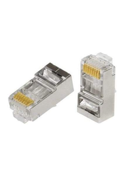 Frısby FNW-RJ4522N RJ45 Ftp Cat6 Konnektor Metal 100LÜ Paket
