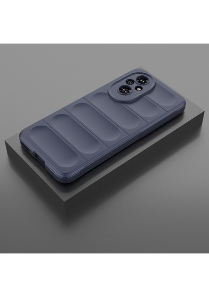 Honor 200 Pro Kılıf Esnek TPU Oyuklu Arka Yüzey Tasarımlı Zore Etnik Silikon Kapak