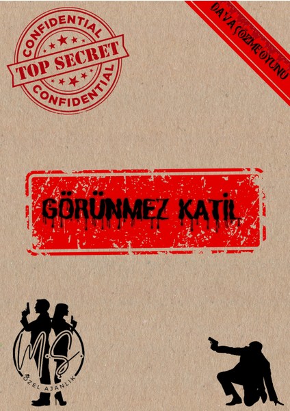 Görünmez Katil Dedektiflik Oyunu Seri Katil Kim Cinayet Çözme Suçluyu Bulma Dava Çözme Dedektif Oyunu