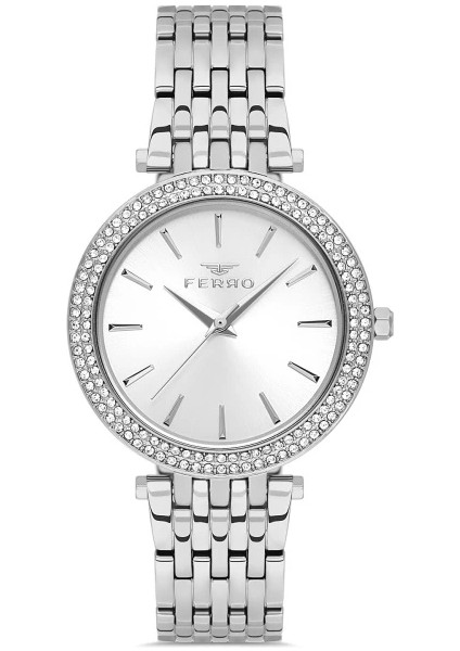 Gümüş Çelik Kordon Kadın Kol Saati FL21449A-A