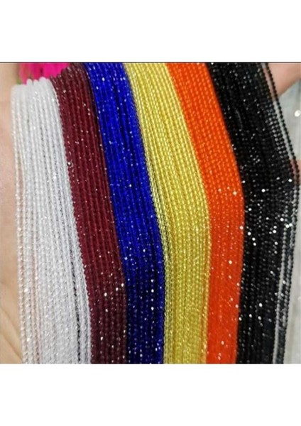 4 mm 6 Renk Kristal Boncuk Cam Boncuk Takı Yapım Malzemeleri