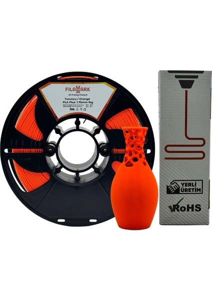 Pla Plus Filament Turuncu 1.75MM 1kg modelleri