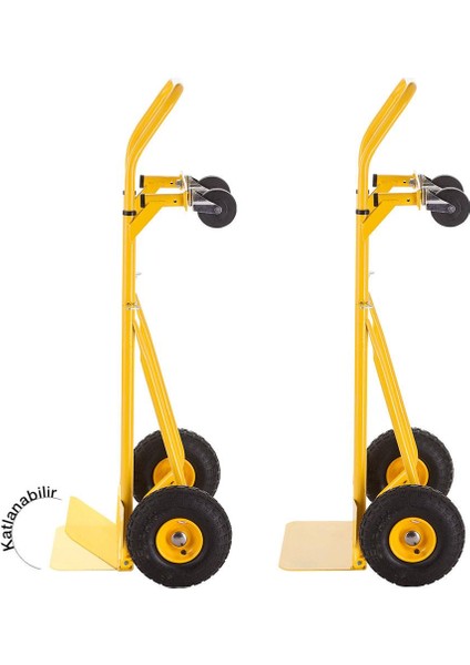 MT520 150/200KG Endüstriyel Çok Fonksiyonlu El Arabası