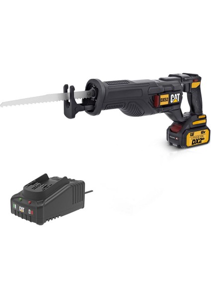 Cat DX52BC 18VOLT 2.0AH Li-Ion Tek Akülü Profesyonel Tilki Kuyruğu Testere